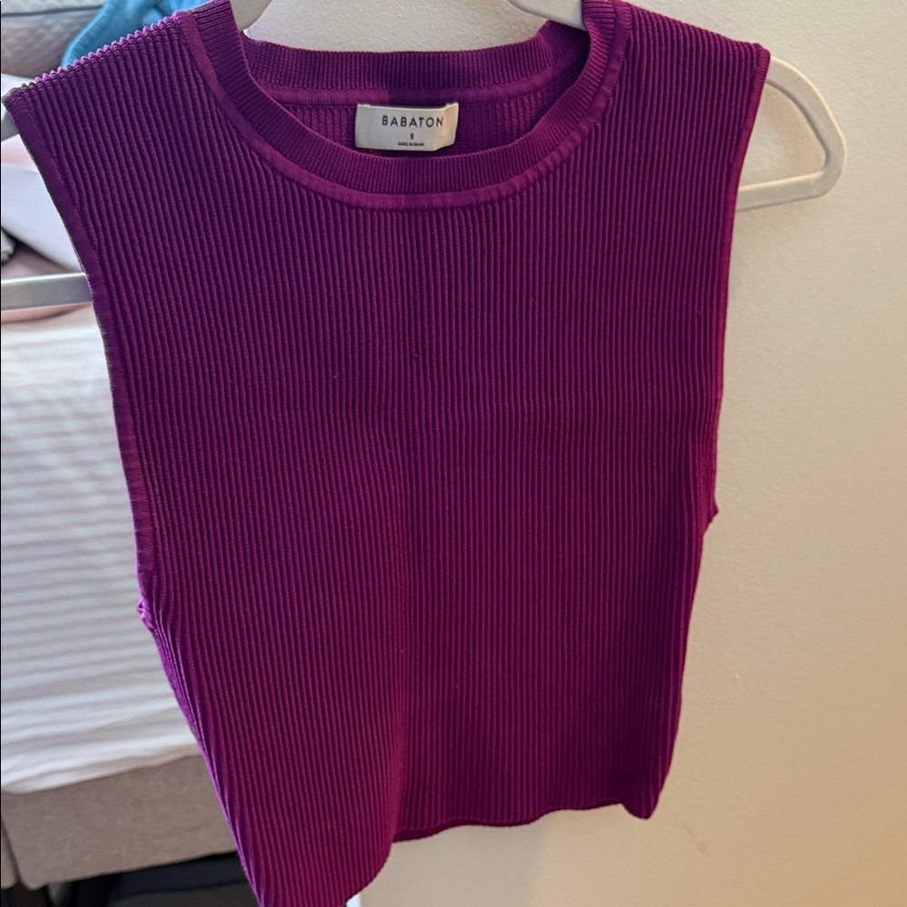 Aritzia Babaton Ribbed Tee